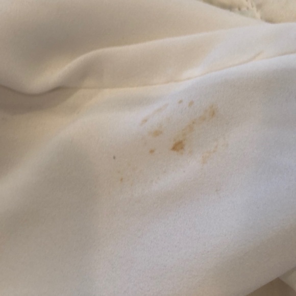 Anthropologie polyester white blouse - Picture 8 of 8